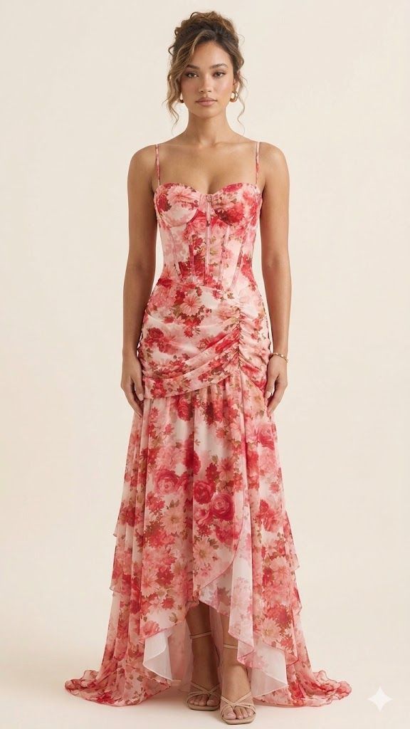 The Rosa Amora Maxi Dress